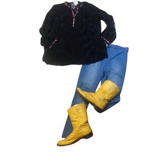 New Johnny Was Santa Fe Leta Tunic - Size Lg